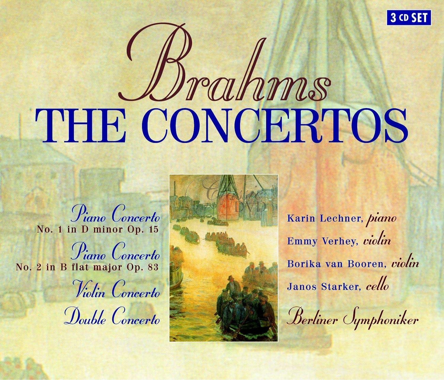 BRAHMS,J.: Concertos (3CD)