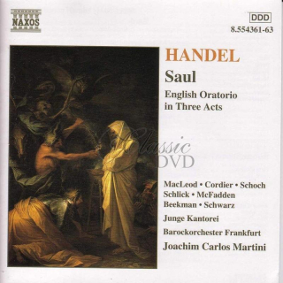 HANDEL: Saul opera (3CD)