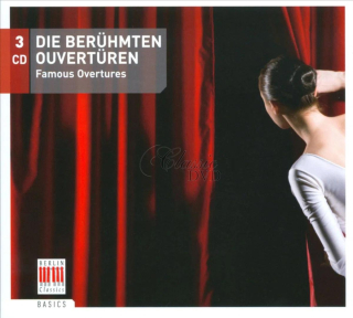 Famous Overtures - Mozart, Schubert, Beethoven, Suppe, Rossini, Offenbach, Strauss, Bizet, Wagner, Verdi (3CD)
