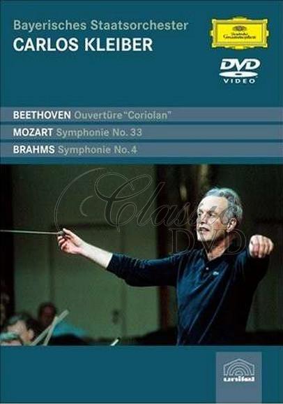 BRAHMS: Symphonie No. 4 MOZART: Symphonie No. 33 BEETHOVEN: Overture »Coriolan« (DVD)