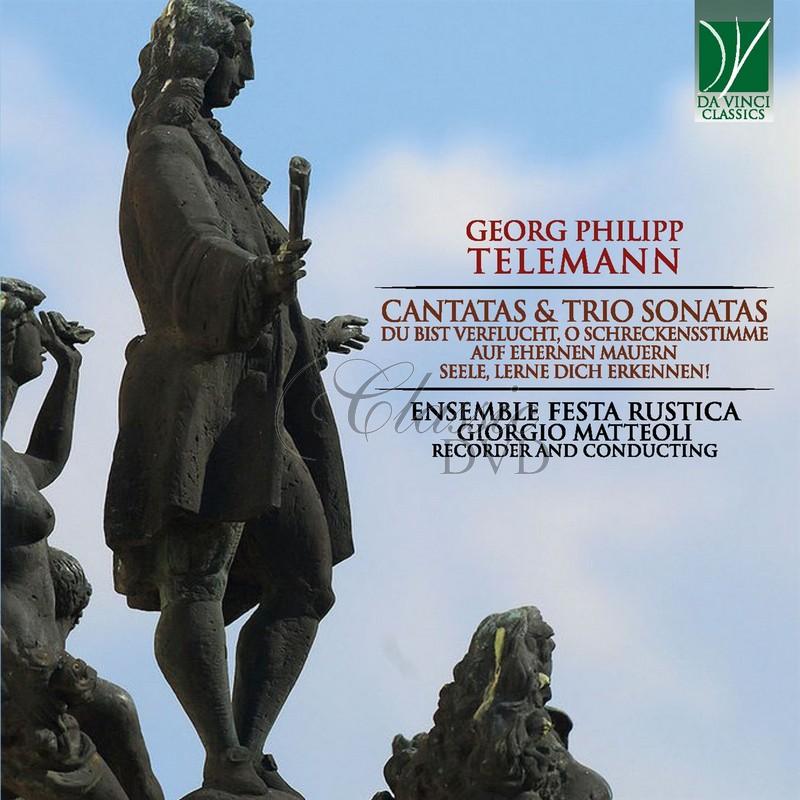 TELEMANN: CANTATAS AND TRIO SONATAS. FRISANI, ROSITA, ENSEMBLE FESTA RUSTICA, MATTEOLI, GIORGIO (CD)