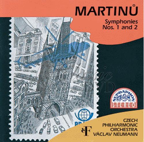 MARTINŮ,B.: Symfonie č. 1, 2 / ČF/ Neumann (CD)