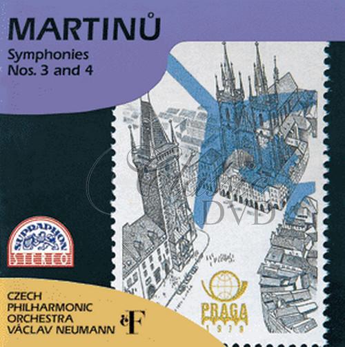 MARTINŮ,B.: Symfonie č. 3, 4 / ČF / Neumann (CD)