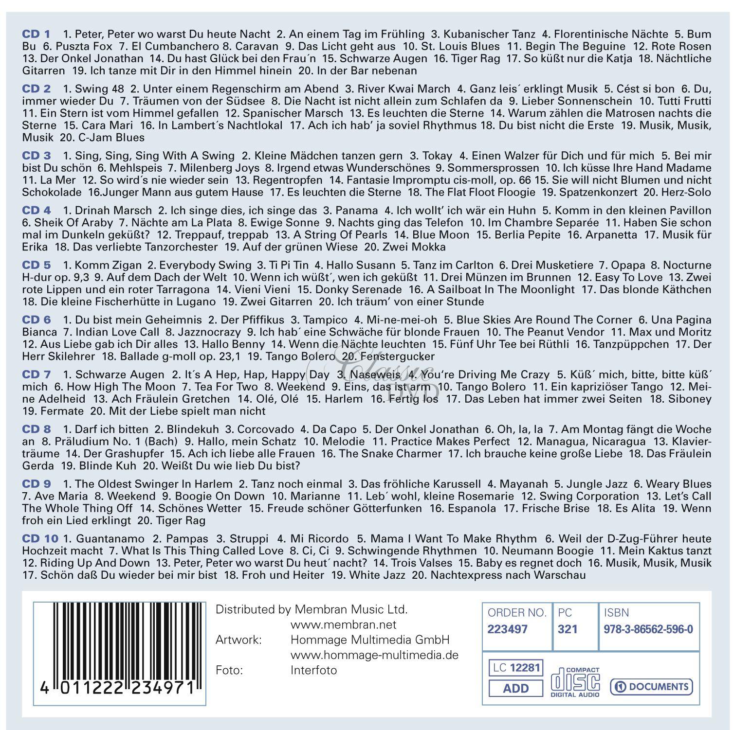 Die Grossen Deutschen Tanzorchester - SBĚRATELSKÁ EDICE (10CD)