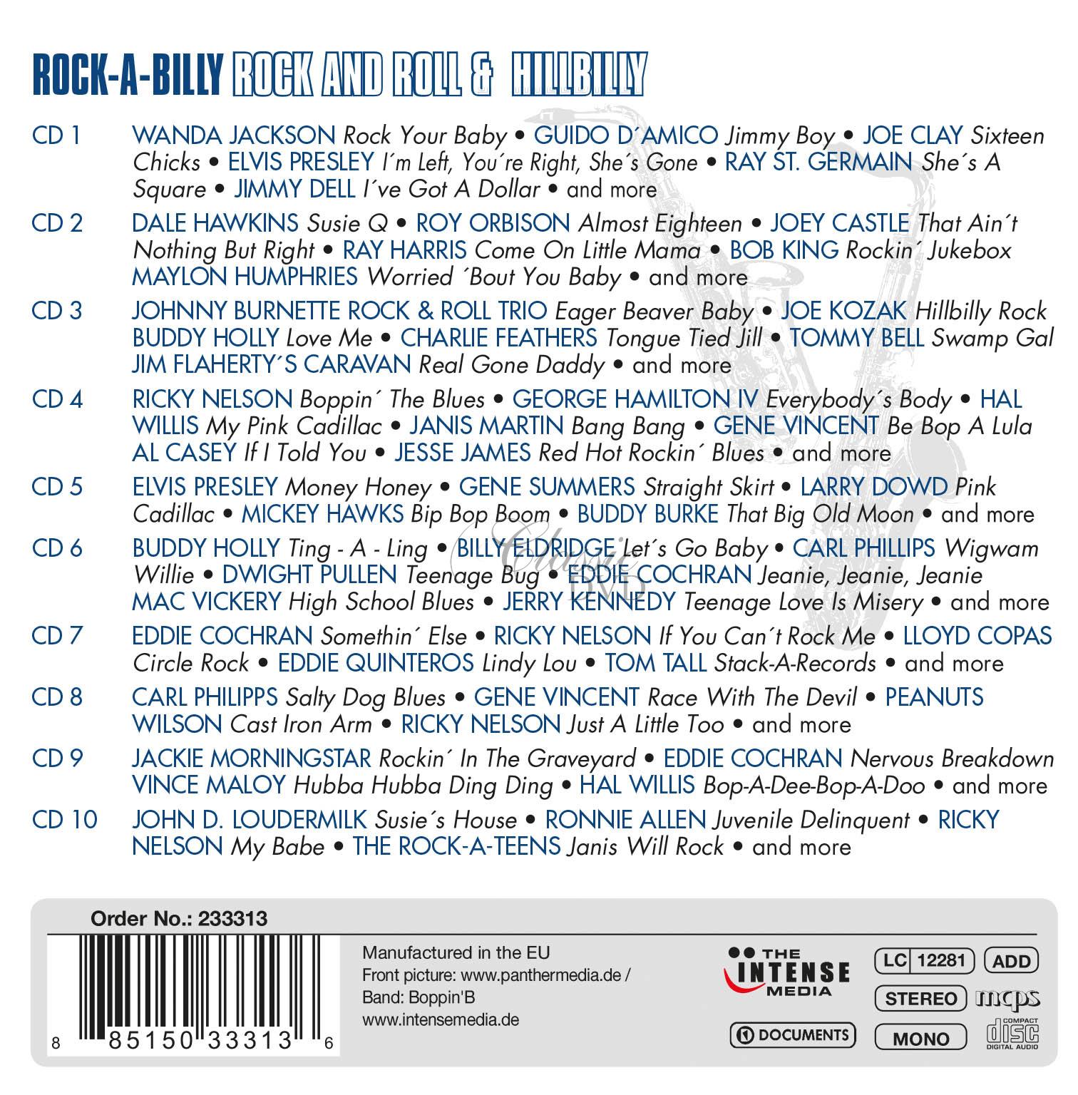 ROCK-A-BILLY: Rock and Roll & Hillbilly Explosion (10CD)