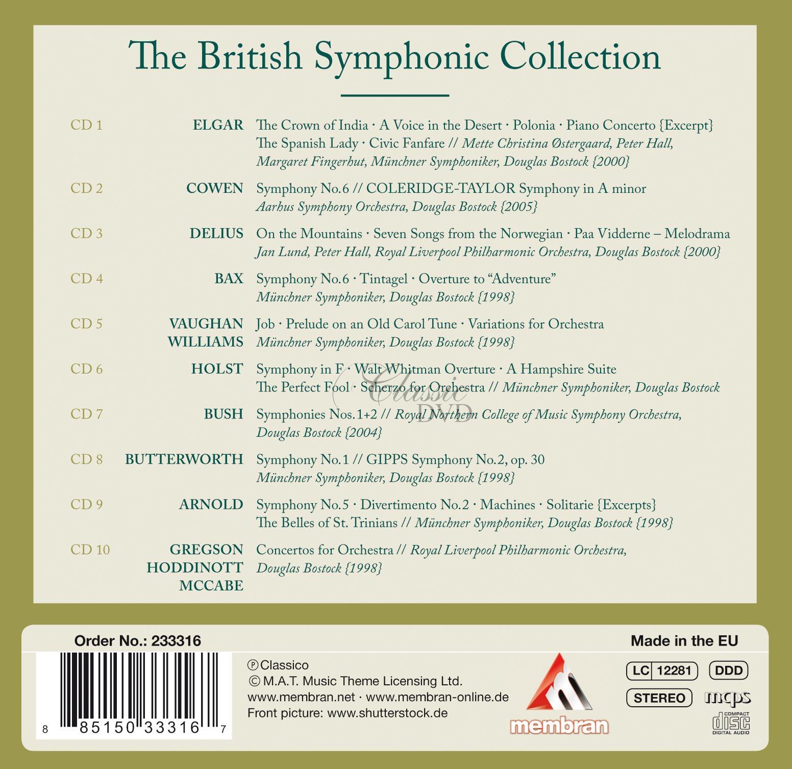 The British Symphonic Collection (10CD)