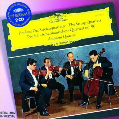 BRAHMS: String Quartets / DVORAK: String Quartet Op.96 in F 'American' (2CD)