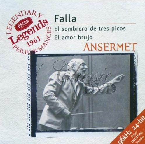 FALLA,M.: El Sombrero de Tres Picos; La Vida Breve; El Amor Brujo (CD)