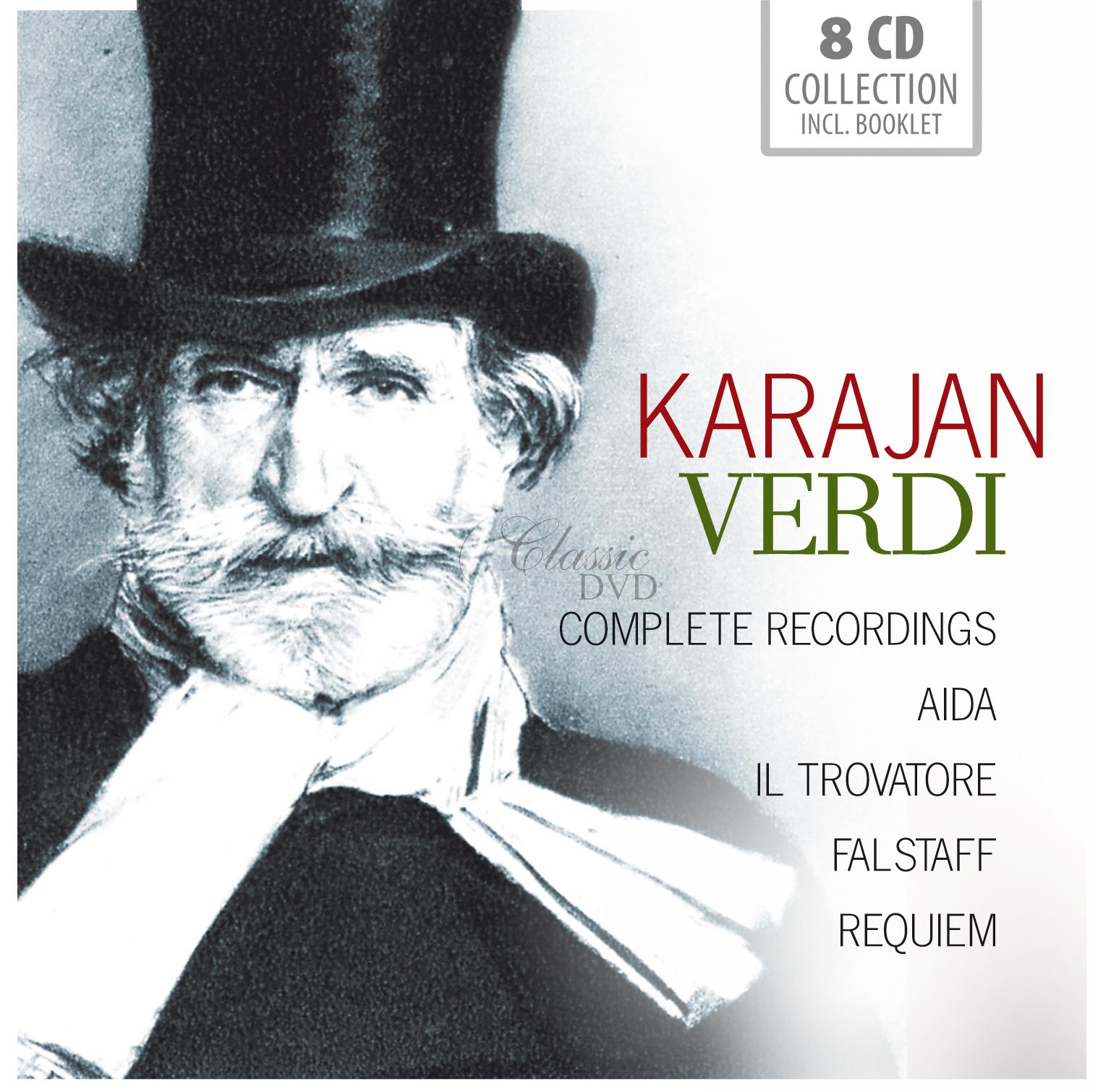 Herbert von Karajan - Verdi - Aida; Il Trovatore; Falstaff; Requiem -Complete Recordings (8CD)
