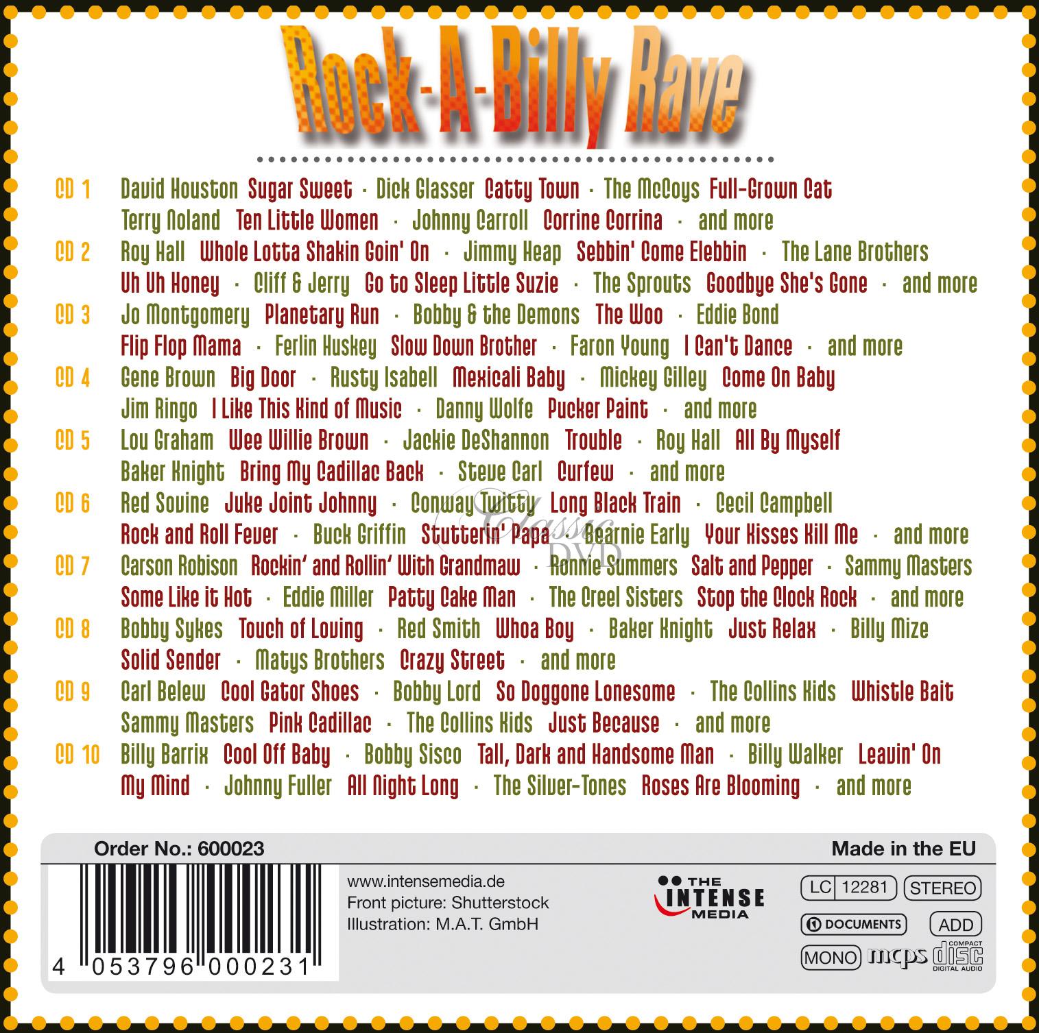 Rock-A-Billy Rave (10CD)