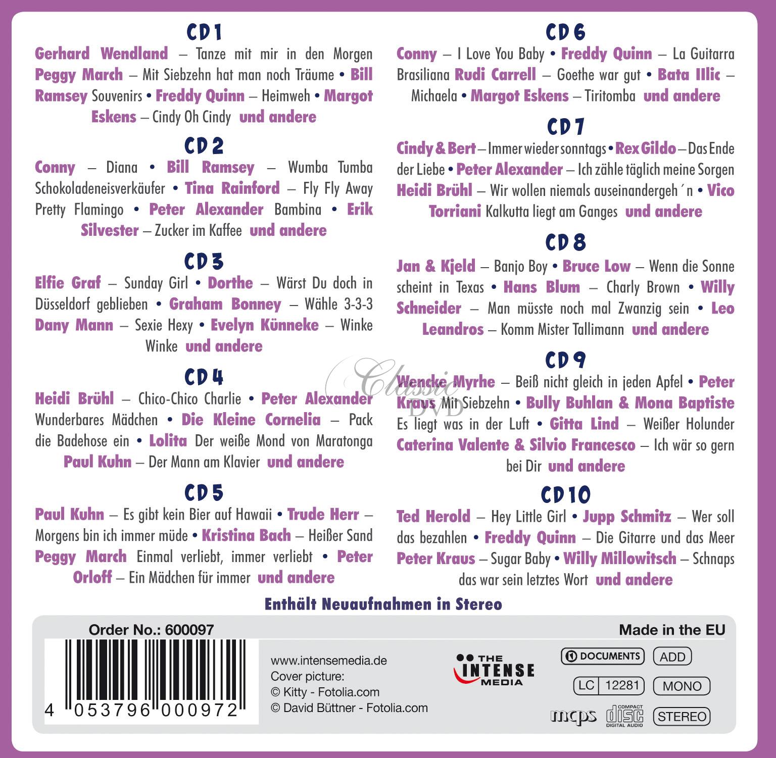 Schlagerparty mit 200 Schlagern (10CD)