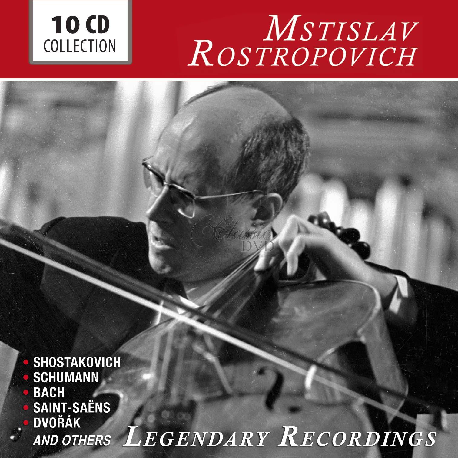 Mstislav Rostropovich - Legendary Recordings (10CD)