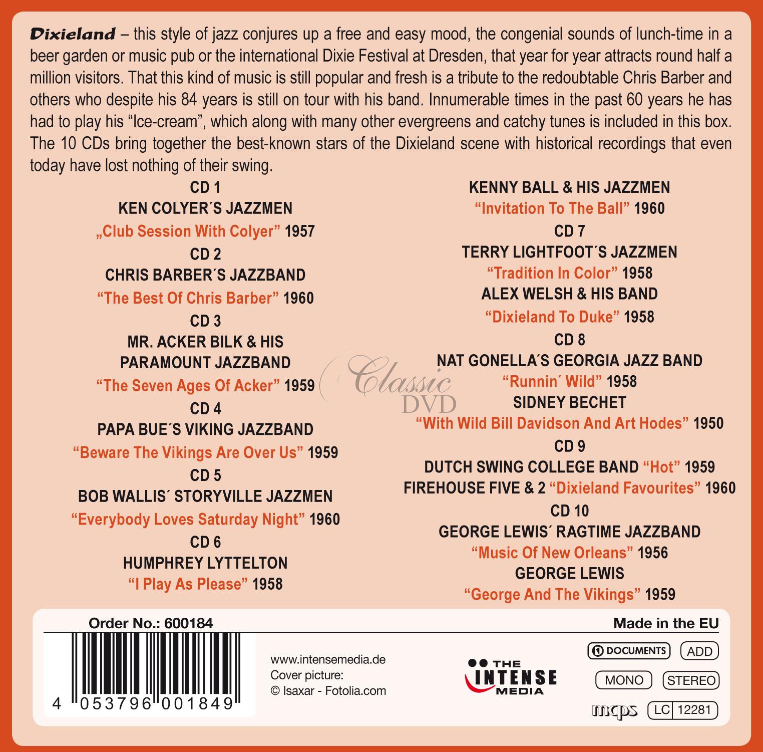 Dixieland Jazz - 15 Original Albums (10CD)