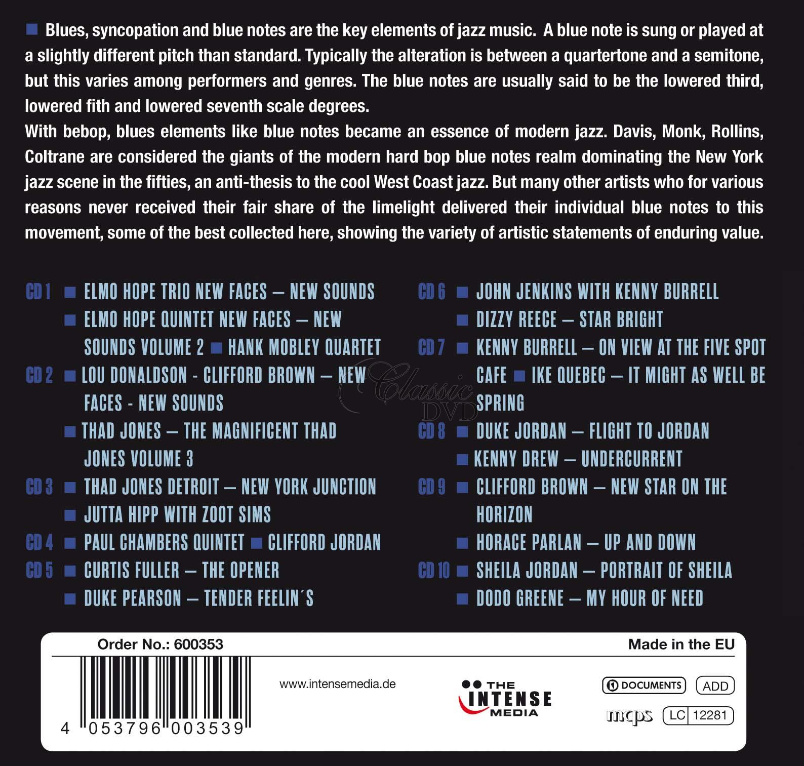 Blue Notes - Essence of Modern Jazz (10CD)