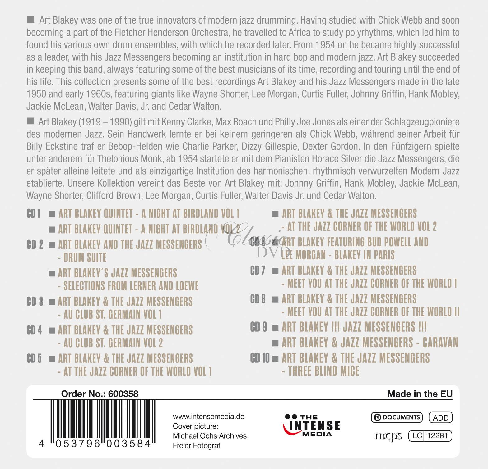 Art Blakey - Milestones of a Legend (10CD)