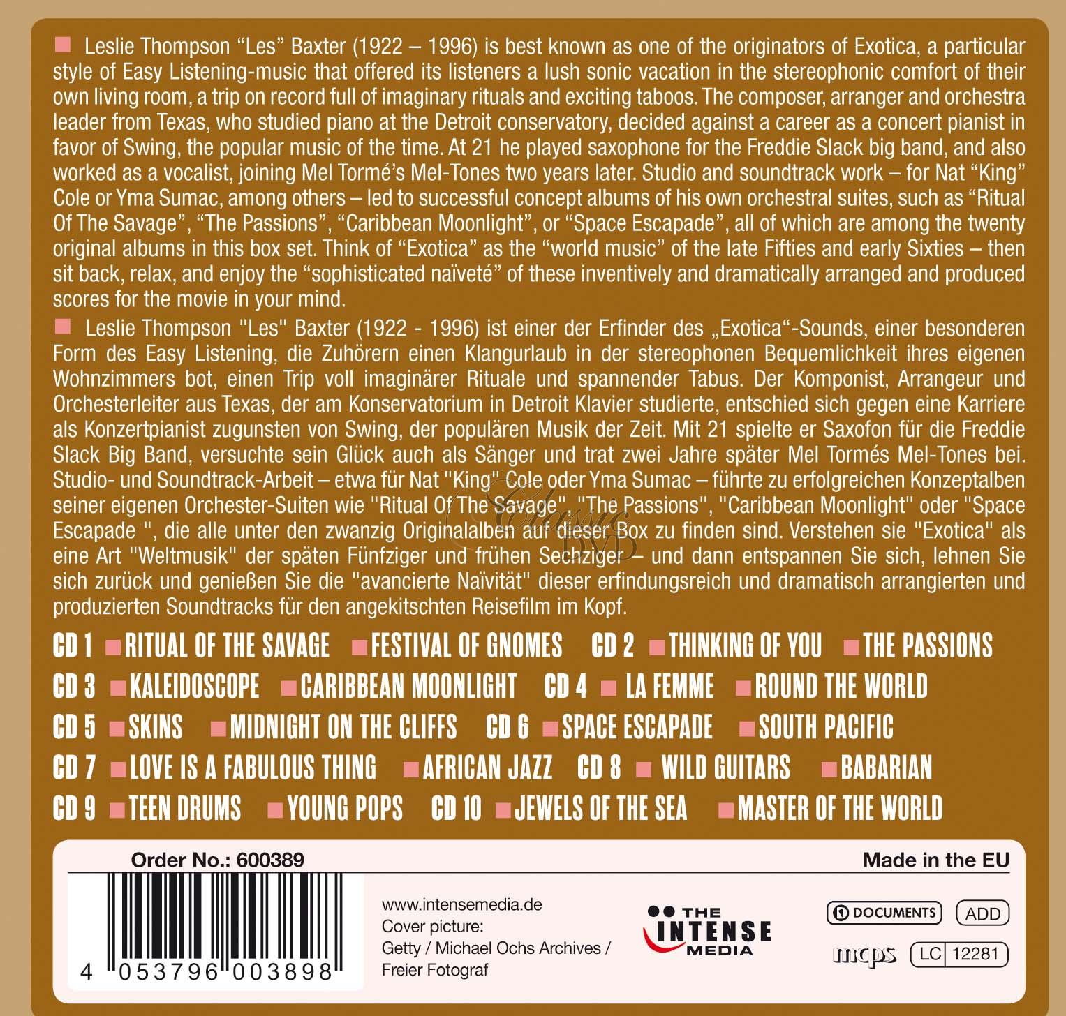 Les Baxter - Milestones of a Legend (10CD)