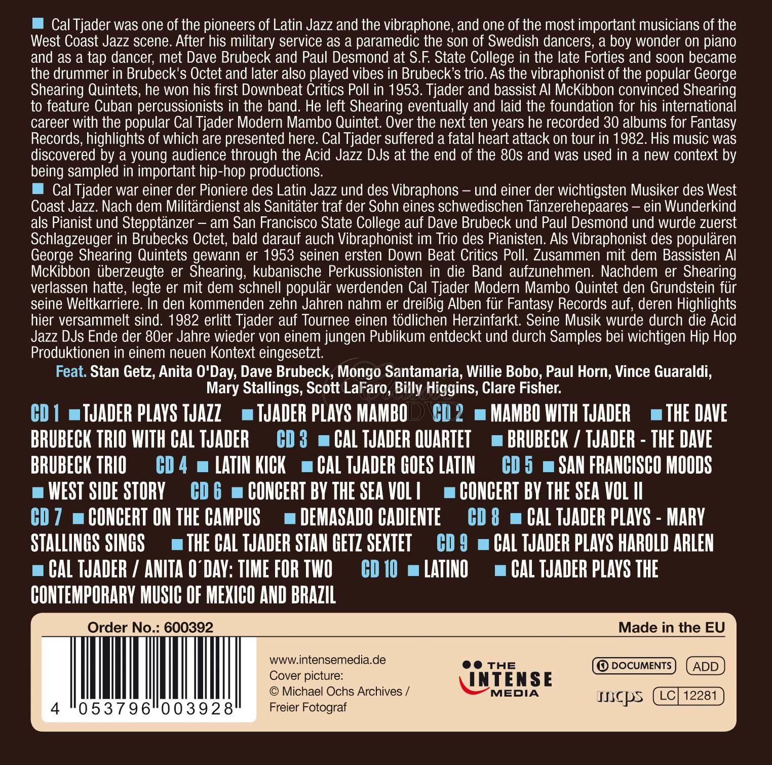 Cal Tjader - Milestones of a Legend - 20 Original Albums (10CD)