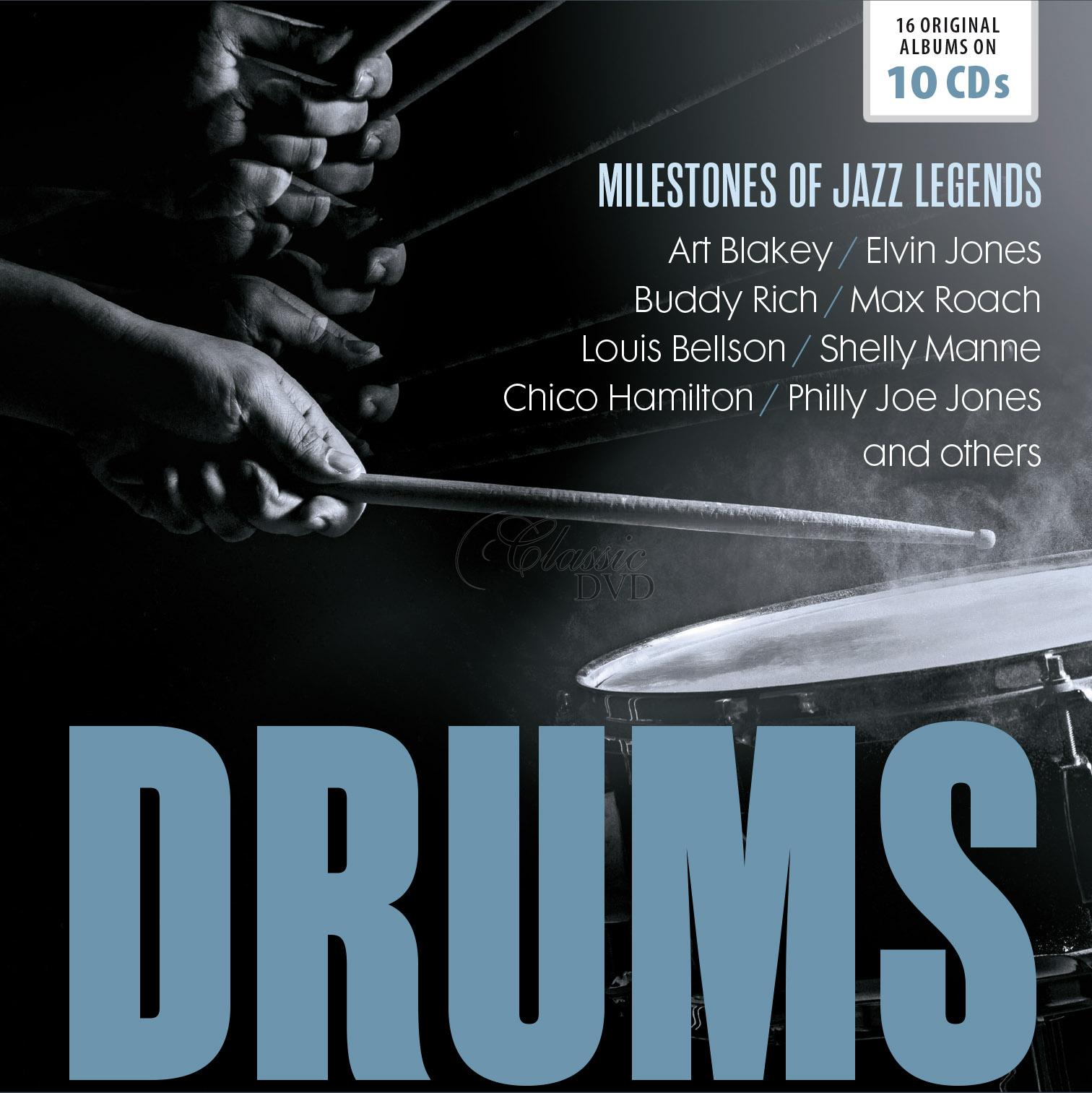 Drums - Milestones of Jazz Legends (10CD)