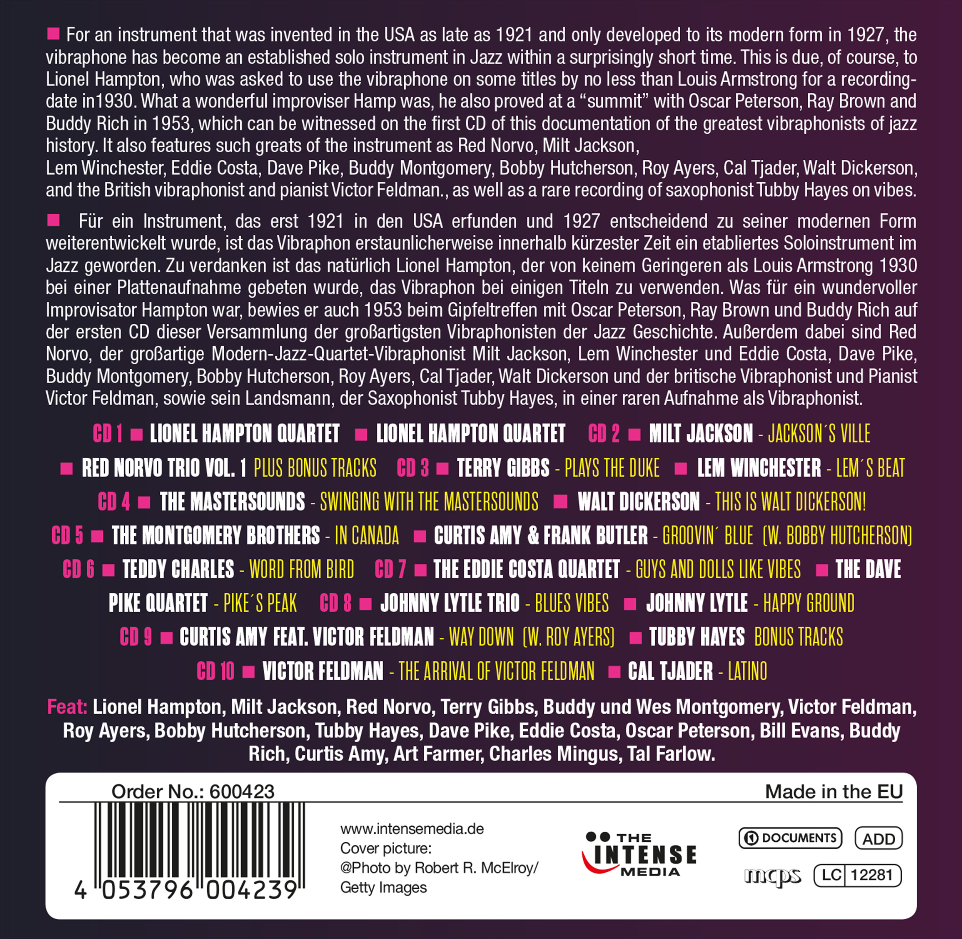 Jazz Vibes - Milestones of Legends (10CD)