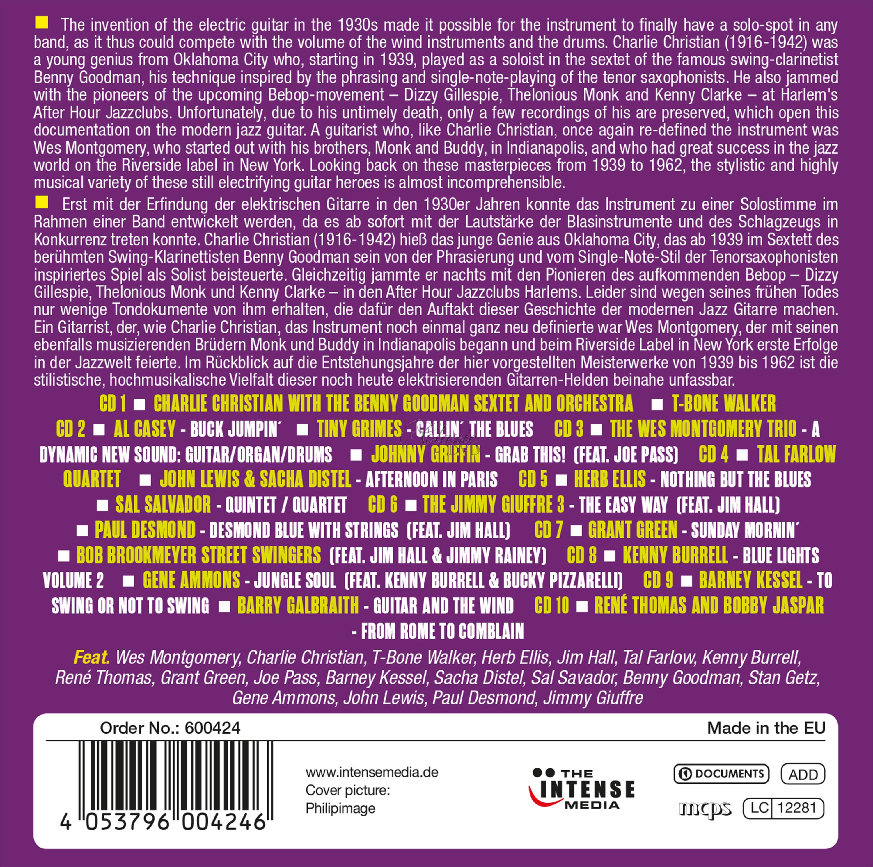 Jazz Guitar: Milestones of Jazz Legends (10CD)