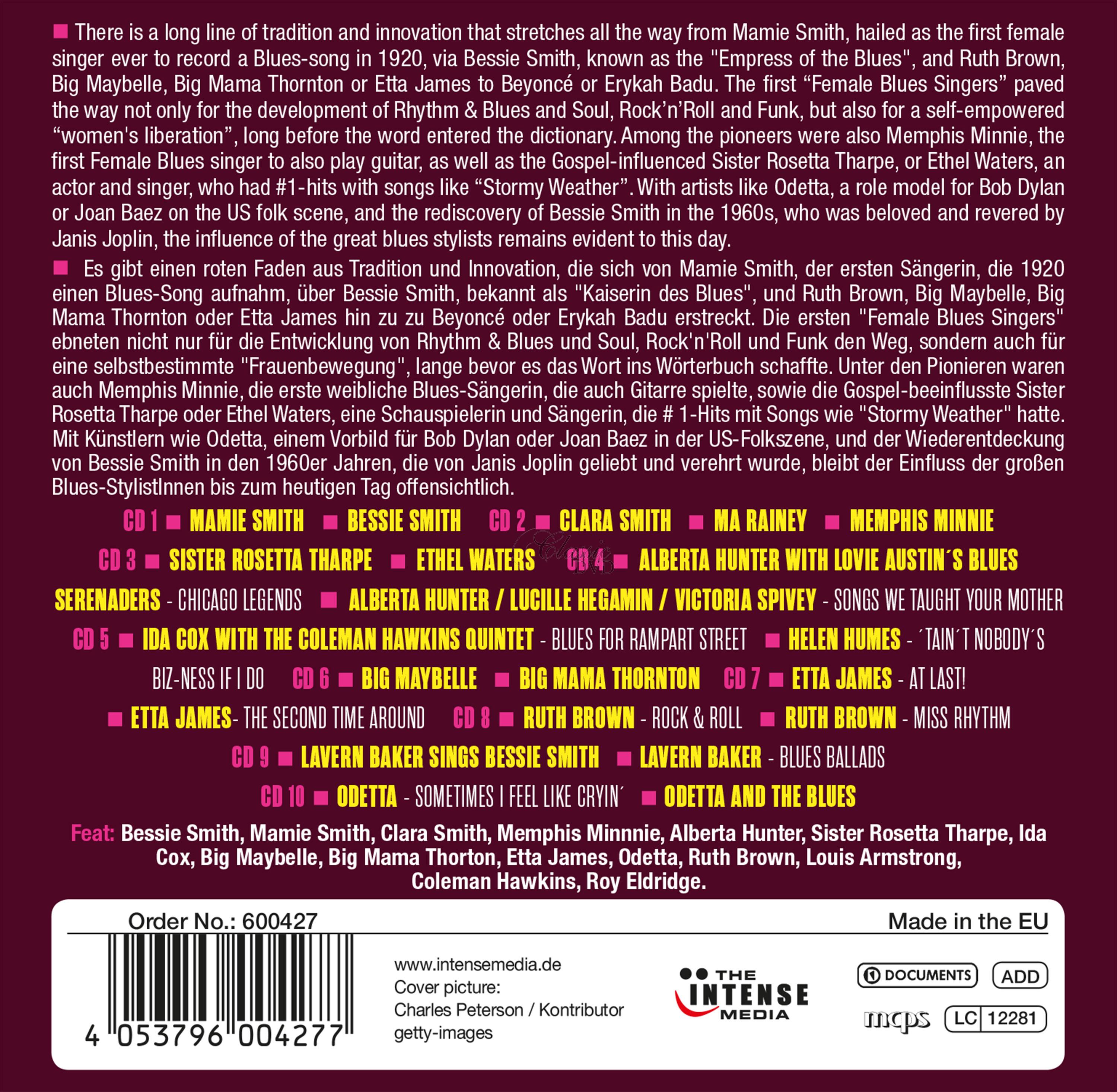 Female Blues Singers - Milestones Of Legends (10CD)