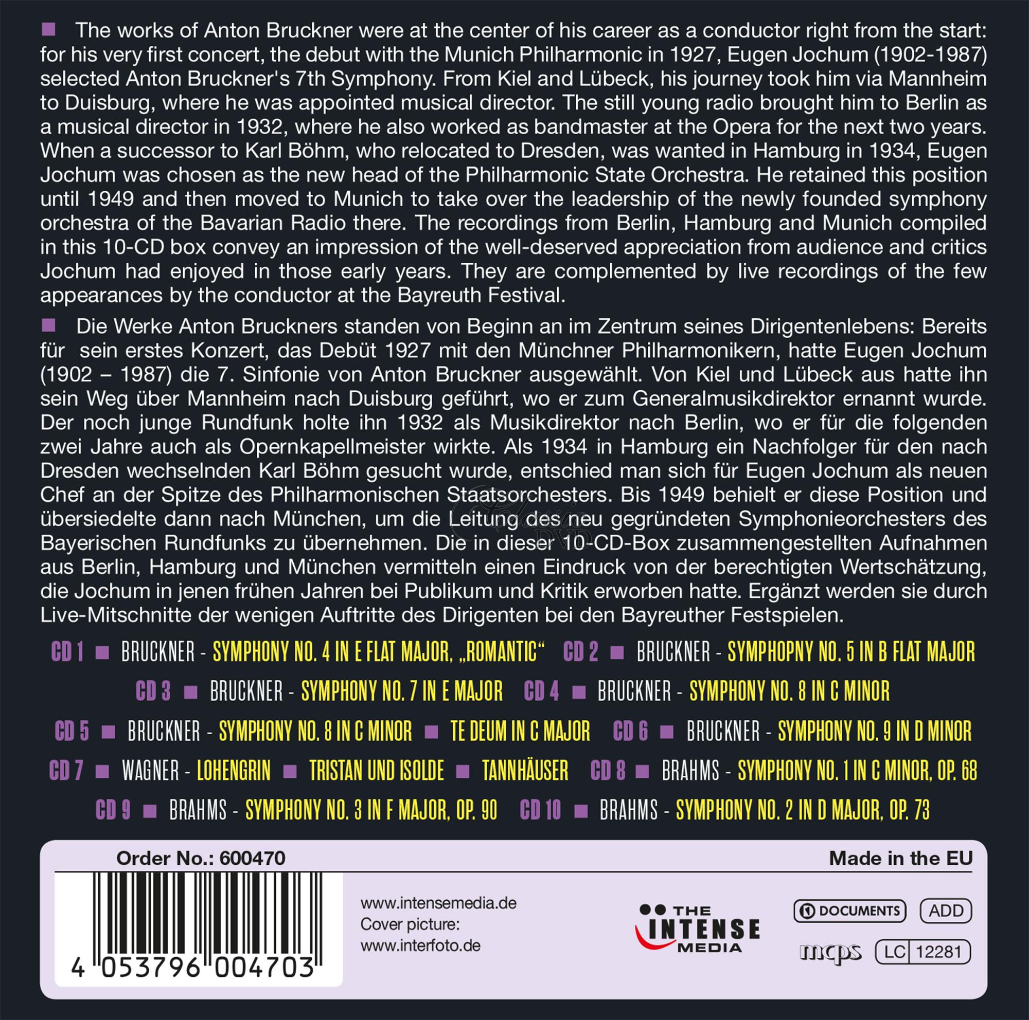 Eugen Jochum - The Legendary Early Recordings (10CD)