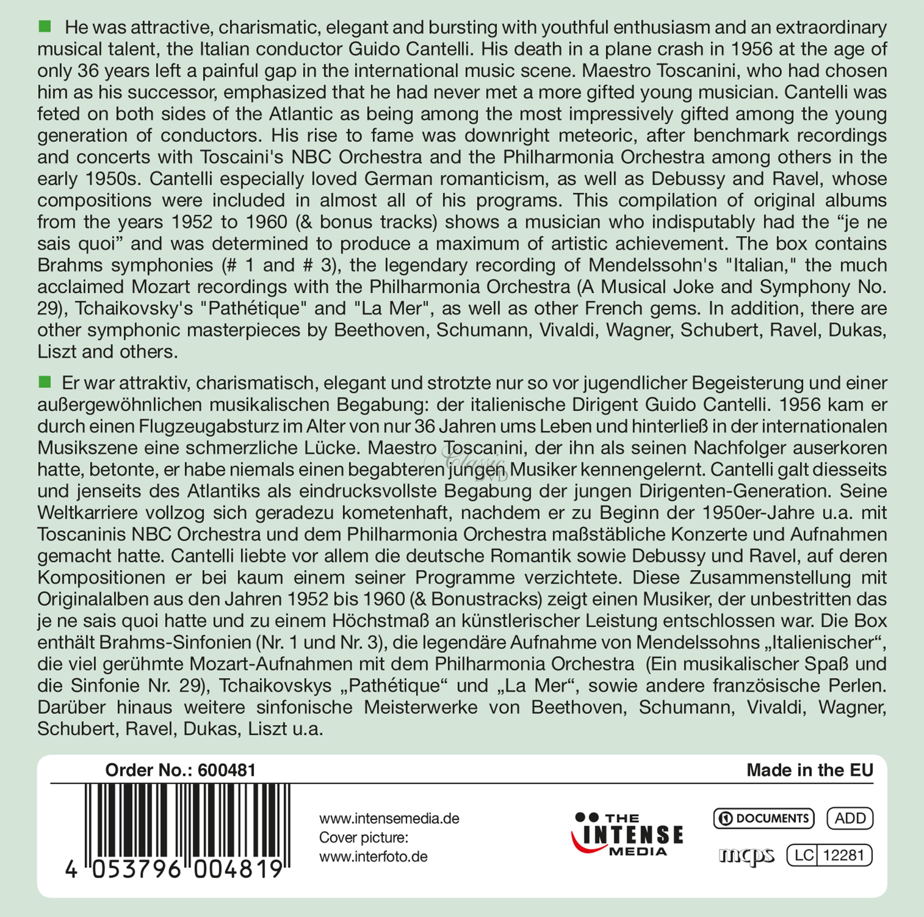 Guido Cantelli - Milestones Of Legends (10CD)