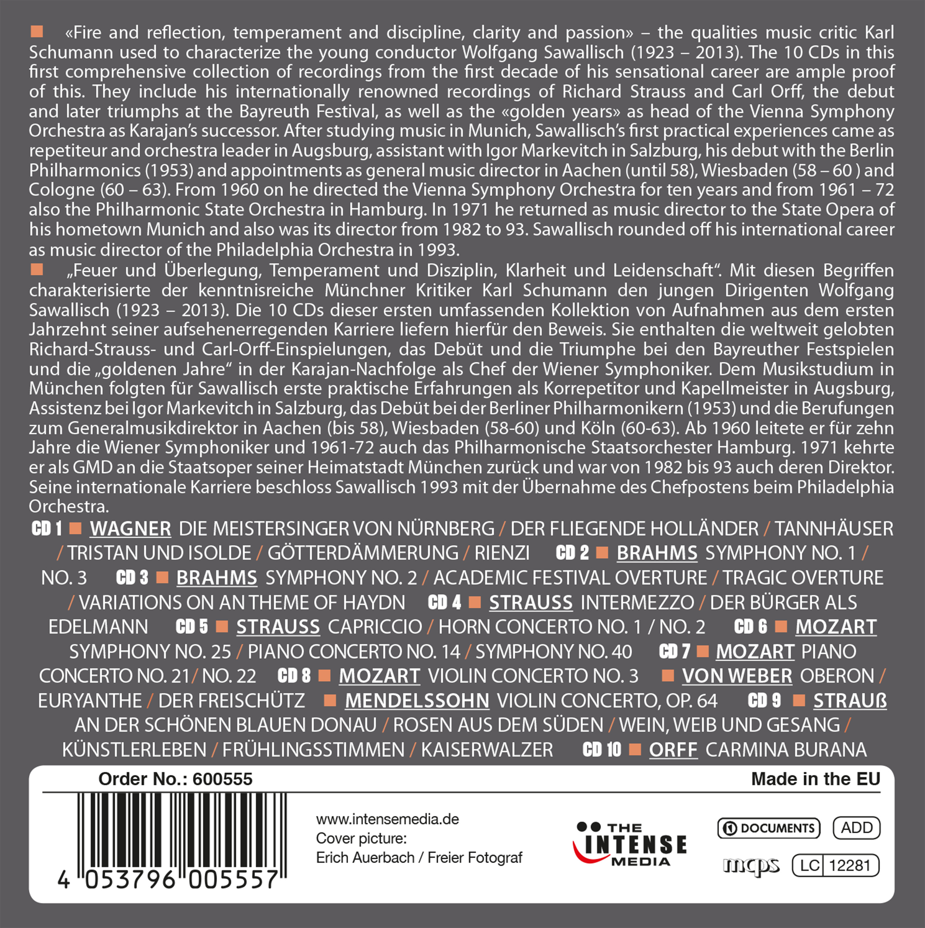 Wolfgang Sawallisch: Milestones Of A Legendary Conductor (10CD)