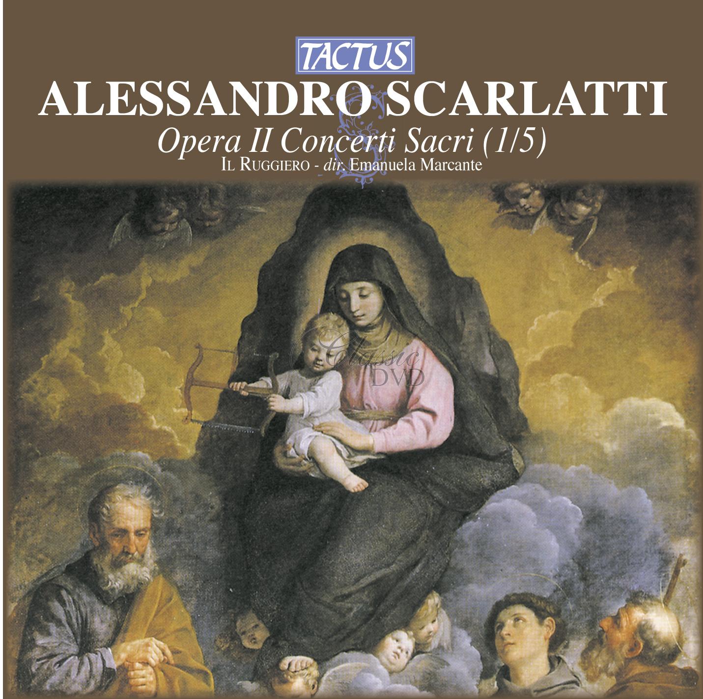 SCARLATTI ALESSANDRO - CONCERTI SACRI (1°PARTE) (CD)