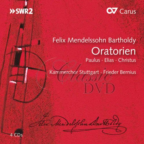 Felix Mendelssohn - ORATORIOS Paulus – Elias - Christus (4CD)
