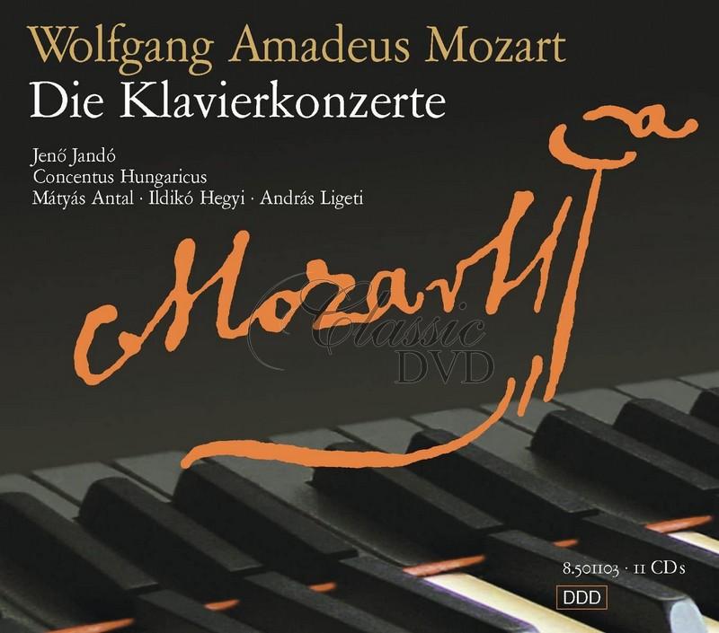 MOZART: Die Klavierkonzerte / Piano Concertos. Jeno Jando (11CD)