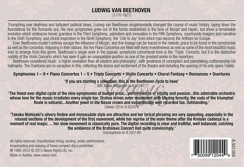 BEETHOVEN: Symphonies, Concertos and Overtures (12CD)