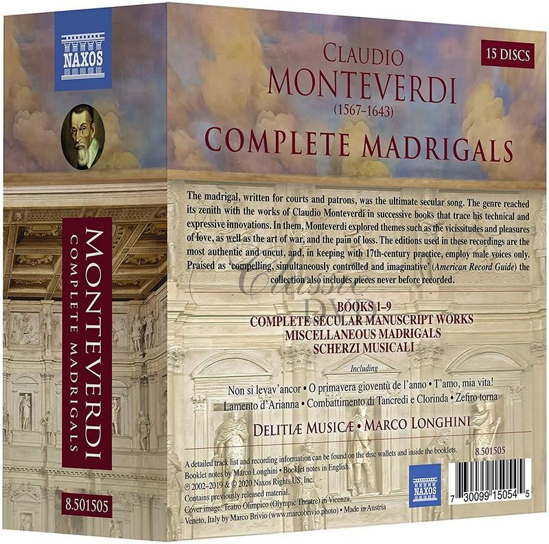MONTEVERDI,C.: Complete Madrigals (15CD)
