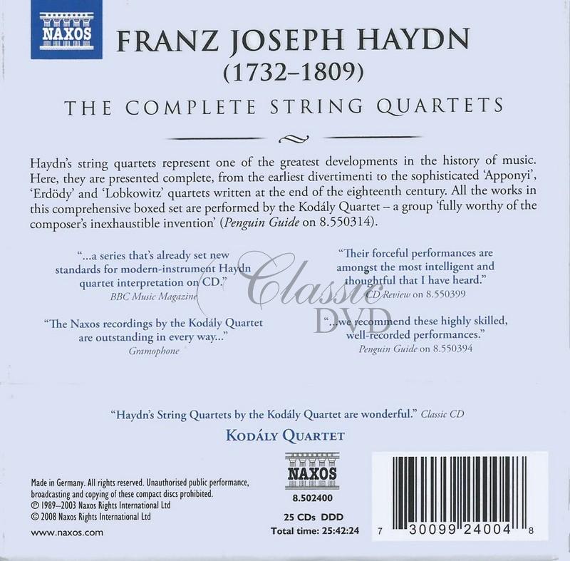 HAYDN: Complete String Quartets (25CD)