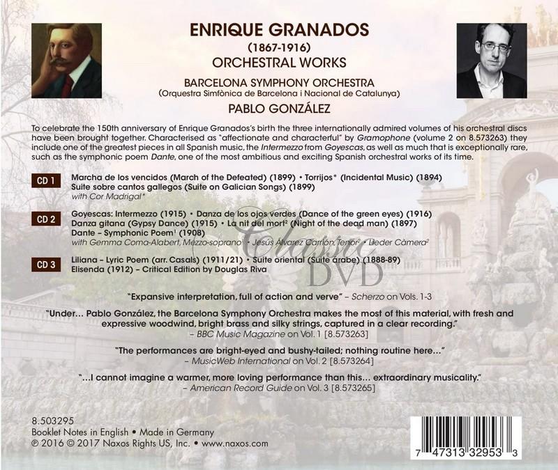 GRANADOS, E.: Orchestral Works (3CD)