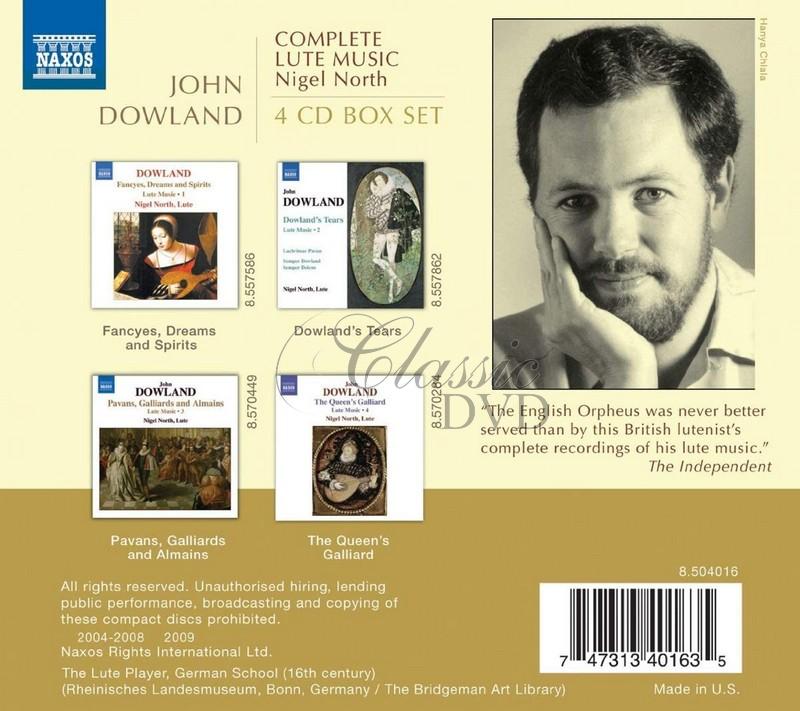 DOWLAND, J.: Complete Lute Music (4CD)