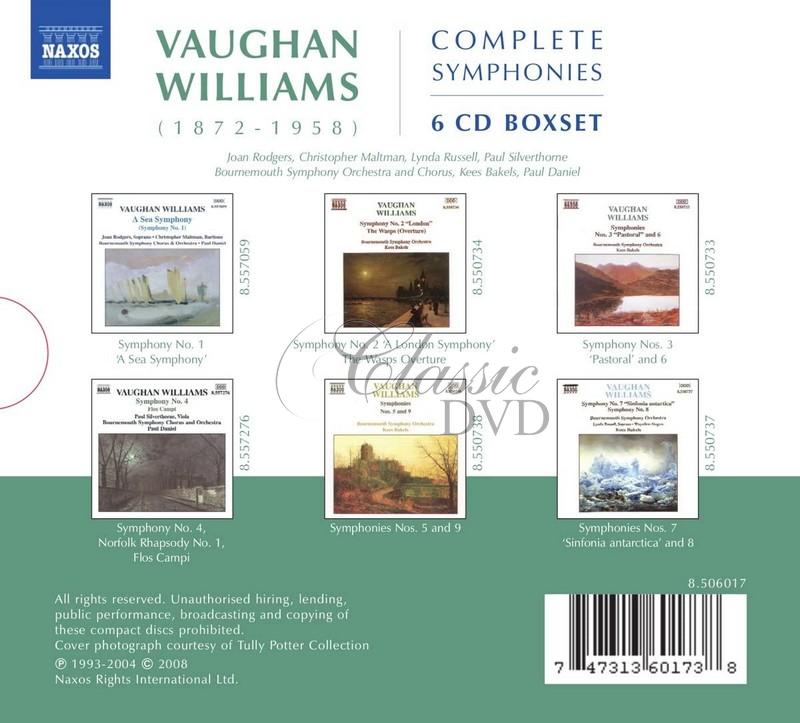 Vaughan WILLIAMS: Complete Symphonies (6CD)