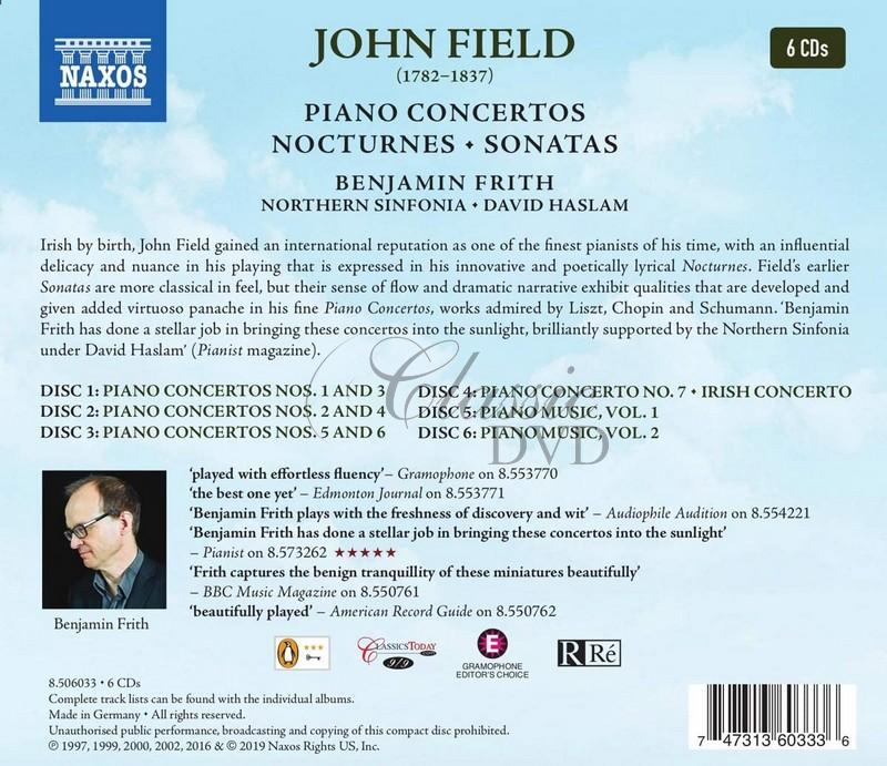 FIELD, J.: Piano Concertos / Nocturnes / Piano Sonatas (6CD)