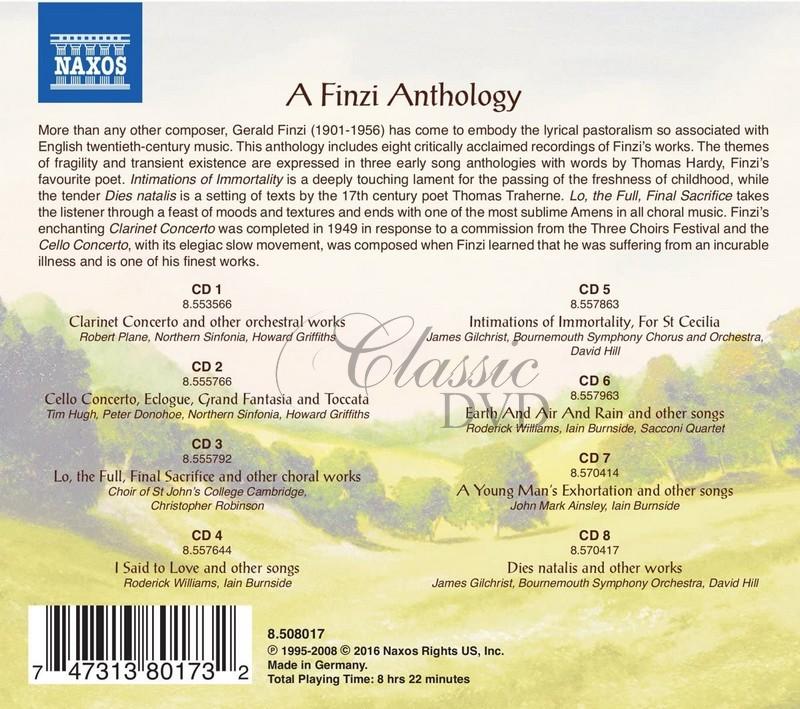 FINZI, G.: Finzi Anthology (8CD)