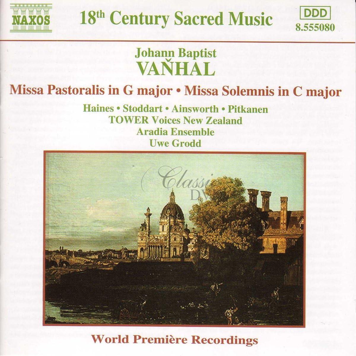 VAŇHAL, J.B.: Missa Pastoralis / Missa Solemnis (CD)