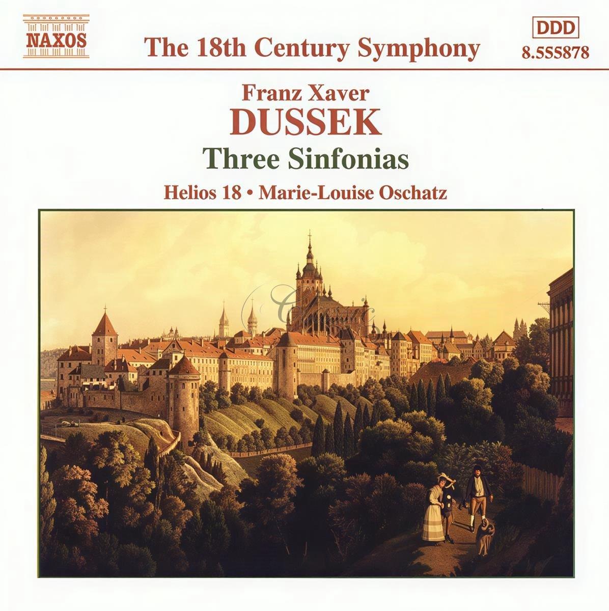 DUSSEK, F.X.: Three Sinfonias (CD)