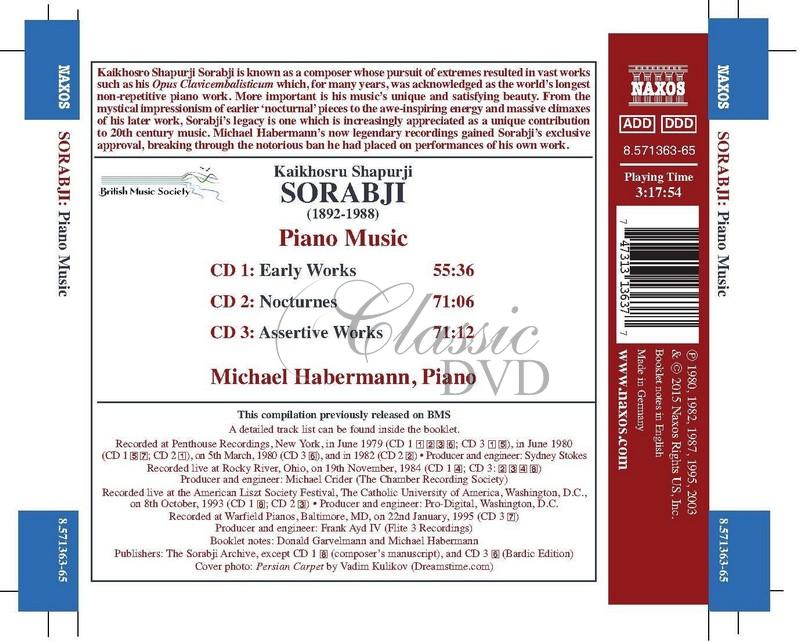 SORABJI: Piano Music (3CD)