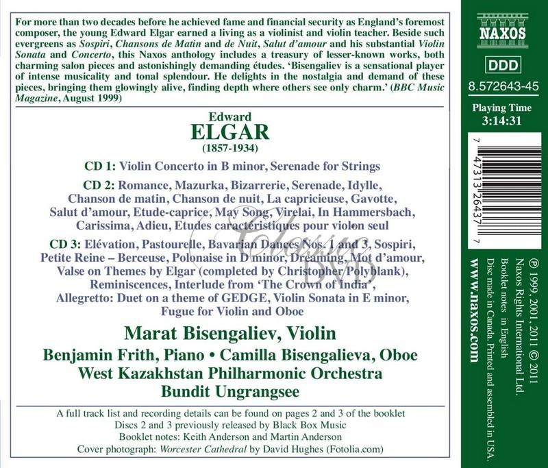 ELGAR, E.: Violin Music (3CD)
