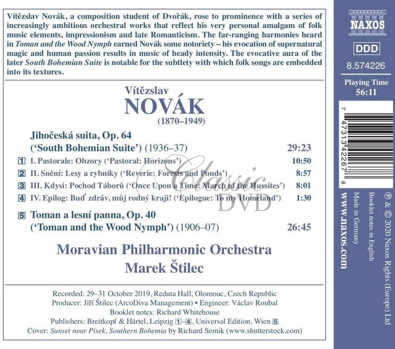 NOVÁK, V.: Orchestral Works, Vol. 1 - South Bohemian Suite / Toman and the Wood Nymph (CD)