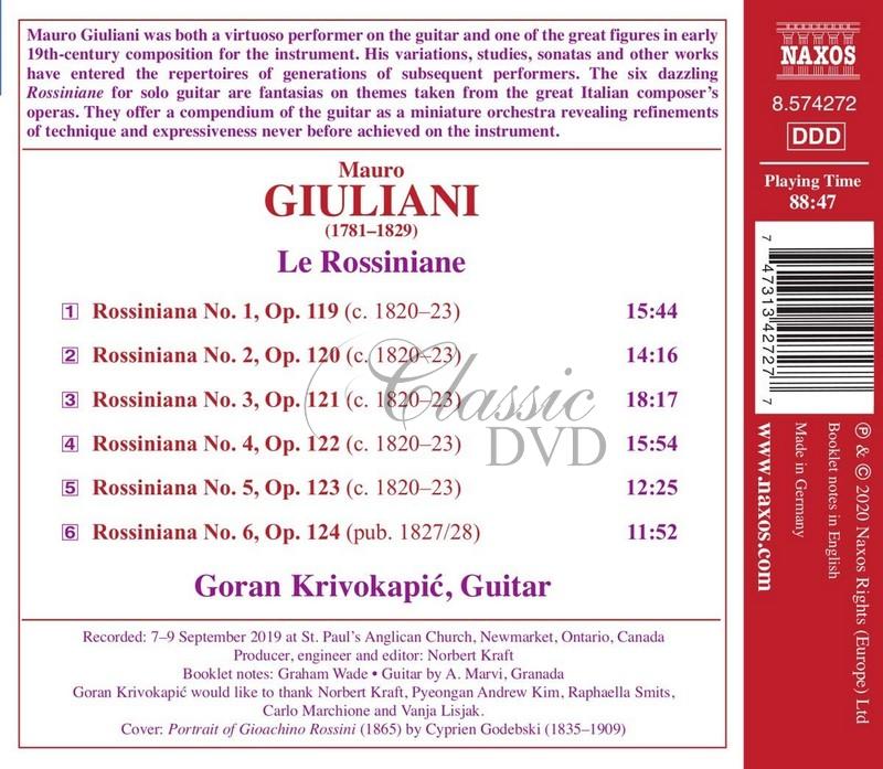 GIULIANI, M.: Rossiniane Nos. 1-6 (CD)