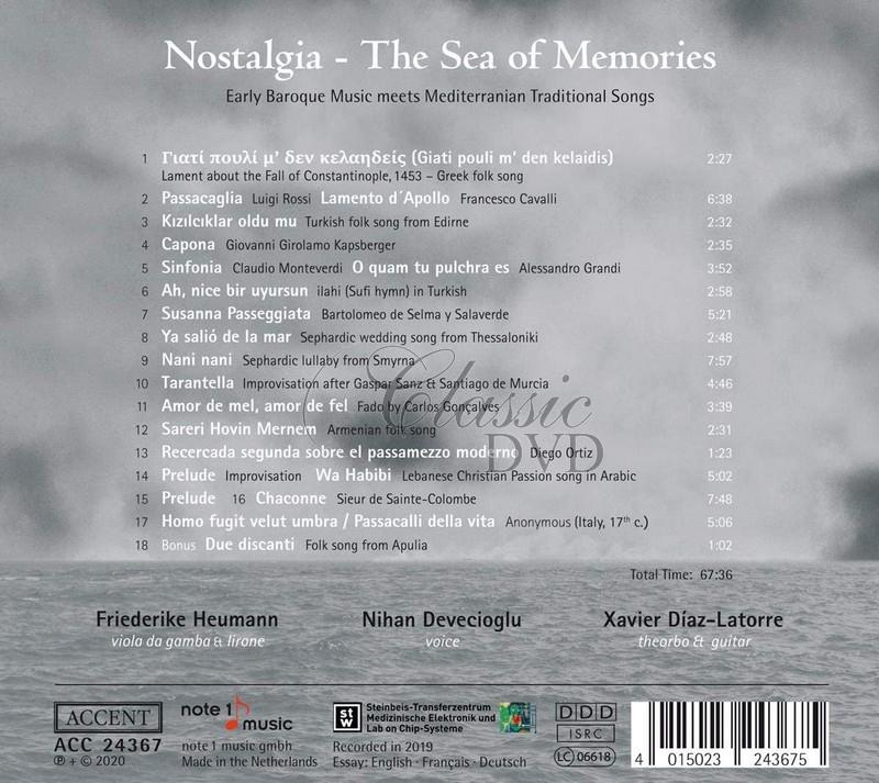 Nostalgia, The Sea Of Memories. Nihan Devecioglu (CD)
