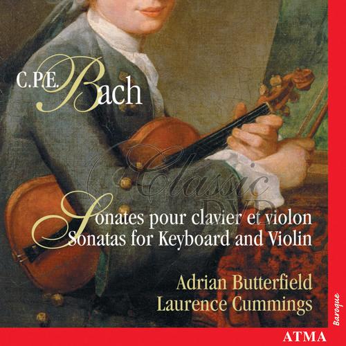 CPE BACH: VIOLIN SONATAS - BUTTERFIELD, ADRIAN/CUMMINGS, LAURENCE (CD)