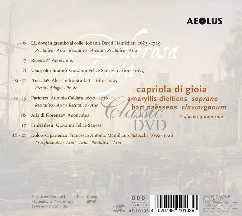 Dolorosa Partenza – Amaryllis Dieltiens (CD)