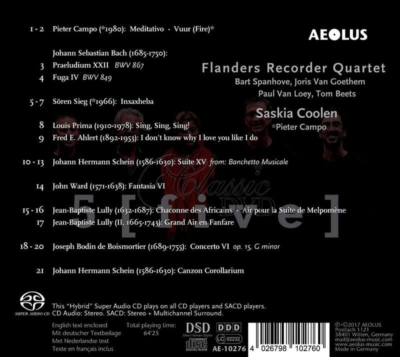 5 (Five) - Flanders Recorder Quartet (SACD)