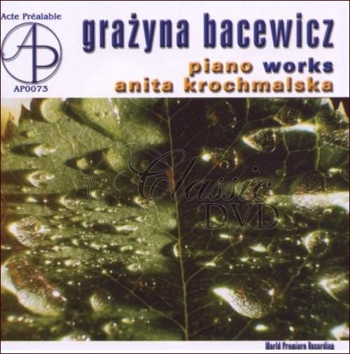 BACEWICZ,G.: Piano Works (CD)
